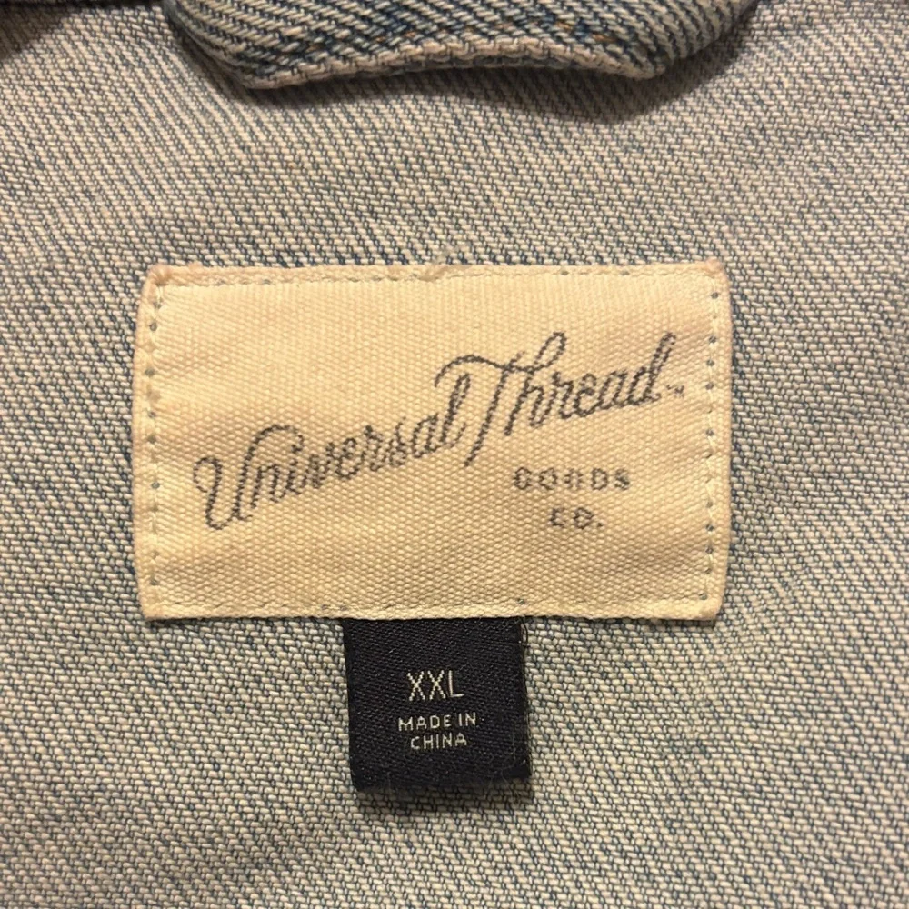 Universal Thread Light Blue Denim Vest.  This is a size XXL. - Picture 2 of 8